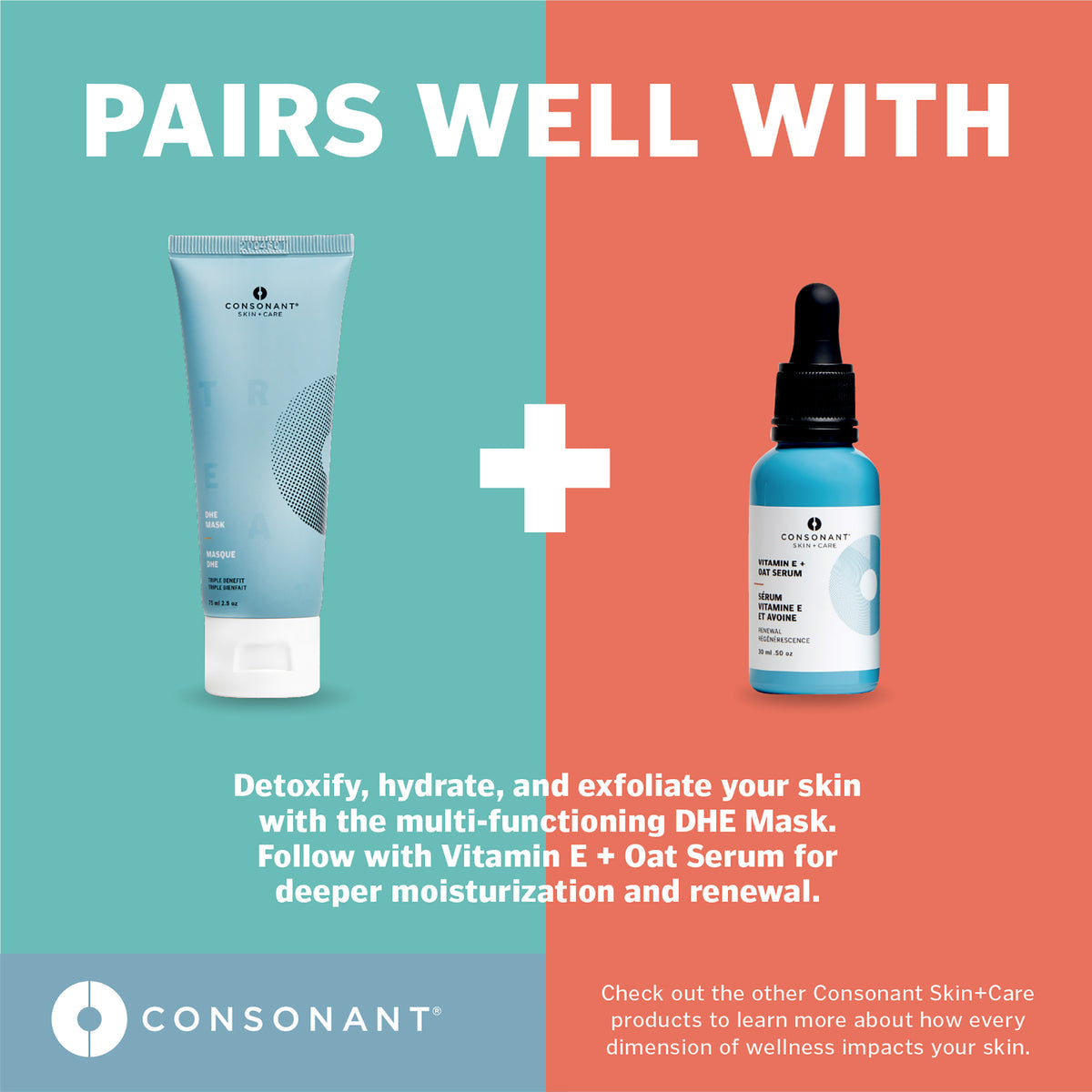 Consonant Vitamin E Serum + DHE Mask